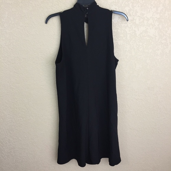 SALE
 Free Press sz Large Solid Black Swing Dress - Picture 2 of 7